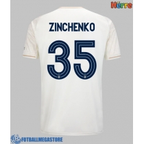 Fotballdrakt Herre Nottingham Forest Oleksandr Zinchenko #35 Bortedrakt 2025-26 Kortermet